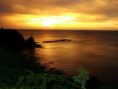 PUESTA DE SOL EN EL PACFICO